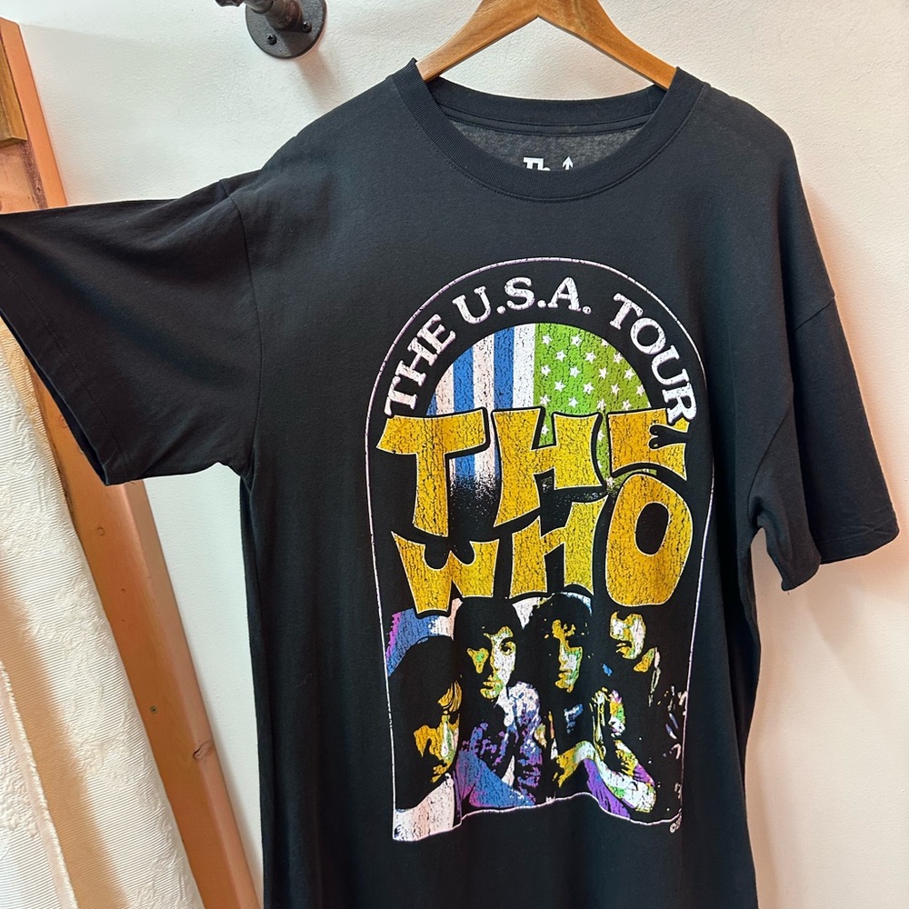Black The Who Tour Graphic T-Shirt - Picture 2 of 5